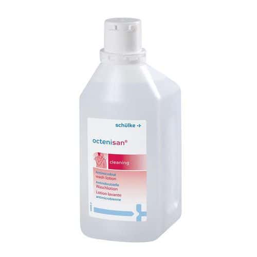 Jemný tekutý mycí přípravek Octenisan 500ml Jemný tekutý mycí přípravek s obsahem Octenidine dihydrochloridu. Určený pro mytí a dekontaminaci rukou