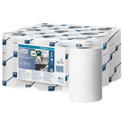 Papírové ručníky v miniroli Tork Reflex Plus M3 2vrstvy