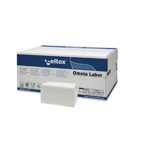 Papírové ručníky skládané Celtex Omnia Labor bílé 2vrstvy