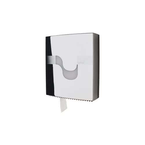Zásobník Celtex na toaletní papír Maxi chrome Zásobník toaletního papíru CELTEX Maxi z chromovaného plastu. Pro toaletní papír do průměru 260 mm. Jednoduchý design zásobníků CELTEX vyjadřuje jemné a neutrální tvary. Snadná montáž = správná instalace. Uzamykatelný. Snadné a rychlé doplňování náplní. Zásobníky CELTEX z nové řady jsou navrženy pro prostředí veřejných toalet