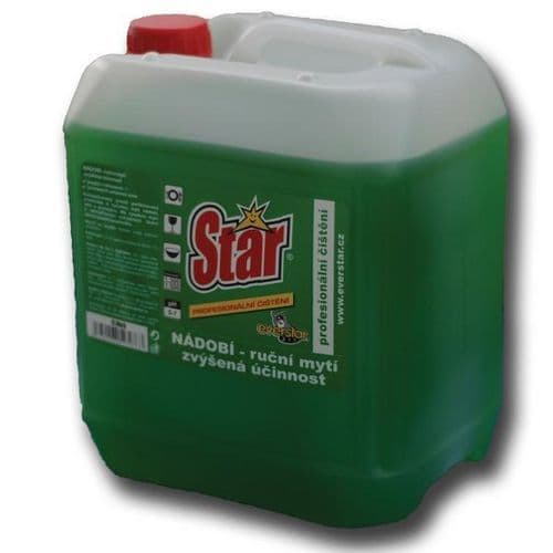 STAR na nádobí zvýšená účinnost 5l Jar Star na nádobí se zvýšenou účinností a příjemnou vůní. Koncemtrovaný