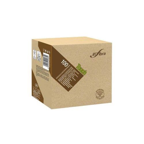 Papírové ubrousky BIO-EKO Infibra 2vrstvy 33x33cm