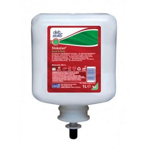 Parfémovaný regenerační krém na kůži DEB Hand&Body 1l Příjemně parfemovaný hydratační