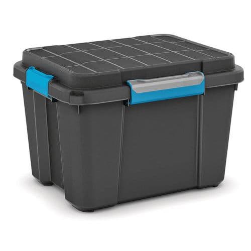 Plastový úložný box s víkem na klip Scuba
