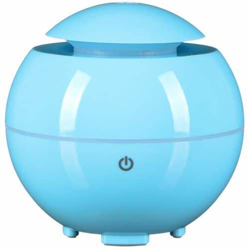 Aroma difuzer Globe modrý lesk 150ml SIXTOL Nádherně provoní své okolí<br />Stylový interiérový doplněk<br />Přemění vodu na vodní páru pomocí ultrazvuku