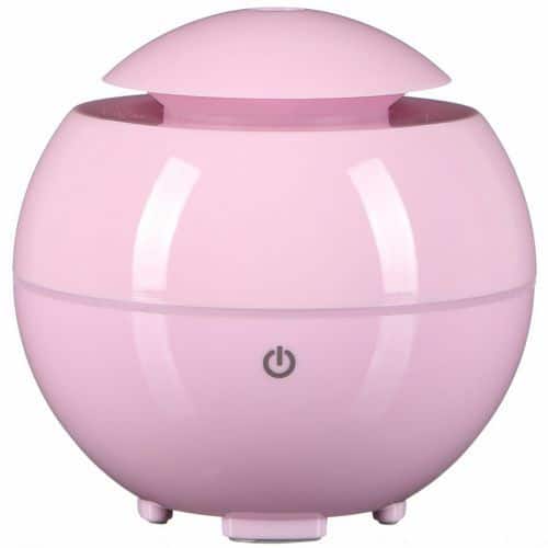 Aroma difuzer Globe růžový lesk 150ml SIXTOL Nádherně provoní své okolí<br />Stylový interiérový doplněk<br />Přemění vodu na vodní páru pomocí ultrazvuku