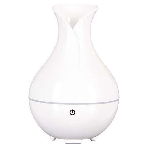 Aroma difuzer Bloom bílý lesk 200ml SIXTOL Nádherně provoní své okolí<br />Stylový interiérový doplněk<br />Přemění vodu na vodní páru pomocí ultrazvuku