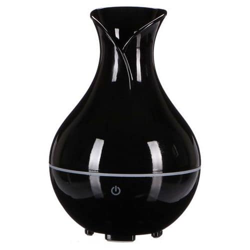 Aroma difuzer Bloom černý lesk 200ml SIXTOL Nádherně provoní své okolí<br />Stylový interiérový doplněk<br />Přemění vodu na vodní páru pomocí ultrazvuku
