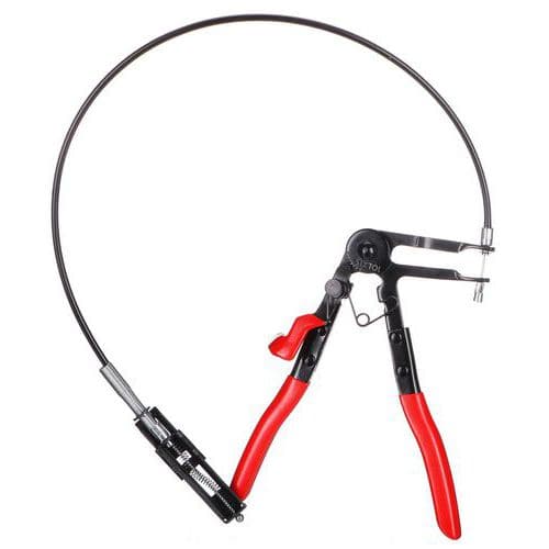 Kleště na hadicové spony MECHANIC HOSE CLAMP 1 SIXTOL Dlouhé tenké lanko pro práci ve špatně přístupných místech<br />Pogumované rukojeti<br />Snadná manipulace<br />Výměna palivového potrubí