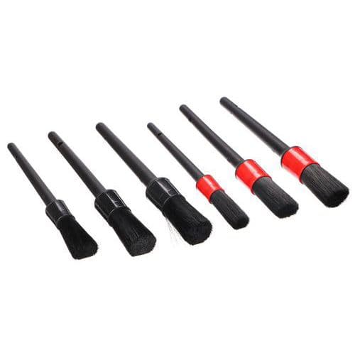 Sada precizních štětců pro čištění auta CAR DETAILING BRUSH 6