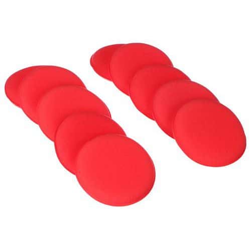 Sada leštících polštářků na vosk auta CAR DETAILING WAX PAD 10