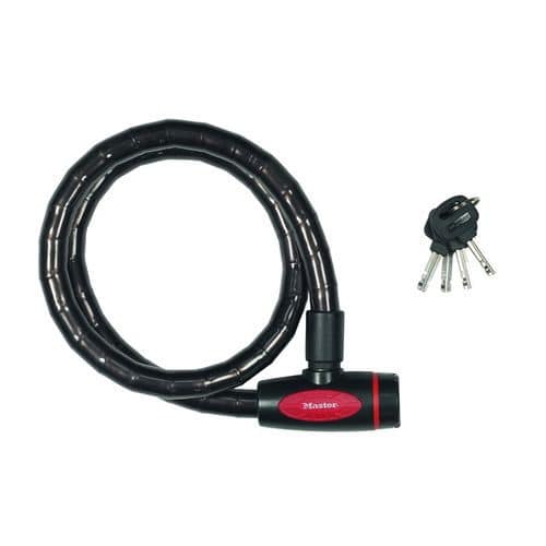 Panceřované lanko na kolo Master Lock 1m