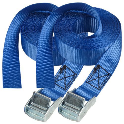 Set upínacích popruhů s kovovou přezkou Master Lock 250cm