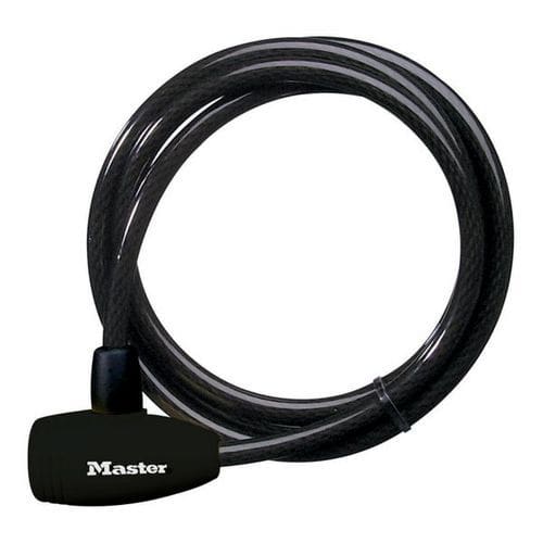 Ocelové lanko Master Lock s integrovaným zámkem na klíč 180 cm Ocelové lanko s integrovaným zámkem na klíč - Master Lock.<br />Délka lanka 1 800 mm