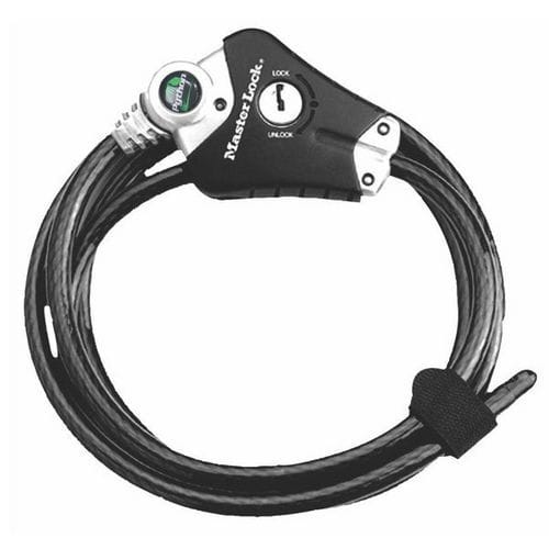 Zkracovací lanový zámek Master Lock Python 10mm Master Lock - Python představuje kategorii nastavitelných lanových zámků