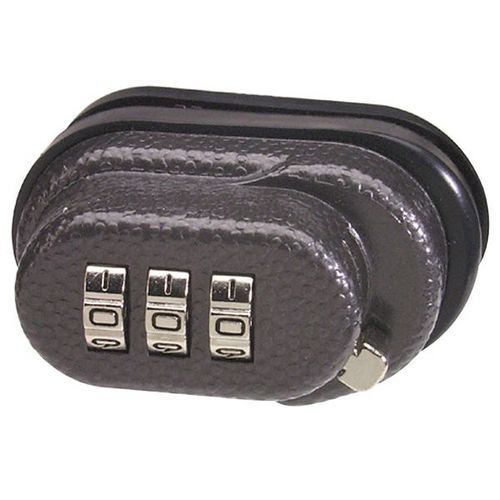 Zámek na zbraň Master Lock Uzamykatelný zámek spouště zbraně.<br />Odolné tělo zámku vyrobené ze slitiny zinku a oceli.<br />Gumové podložky chrání zbraň před poškrábáním.<br />3-ciferný nastavitelný kombinační zámek (1 000 kombinací).<br />Vhodné pro všechny standardní typy zbraní.