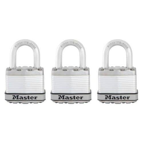 Set titanových visacích zámků Master Lock Excell 45mm