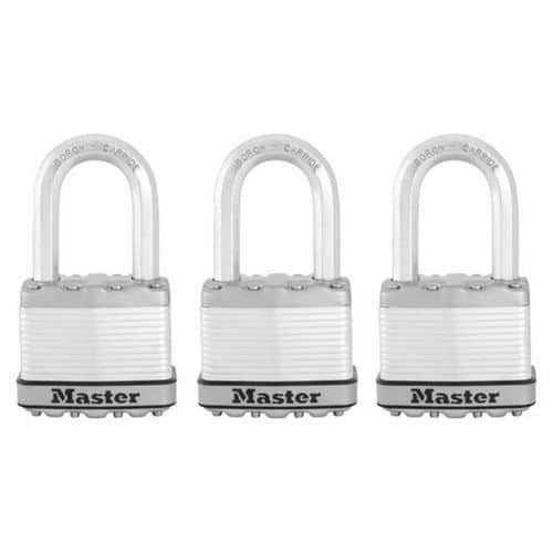 Set titanových visacích zámků Master Lock Excell 50mm