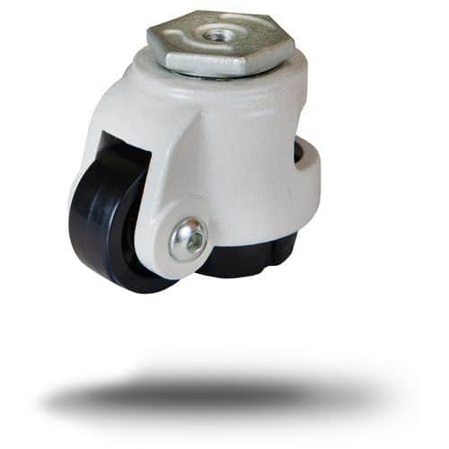 Nylonové přístrojové kolo se středovým otvorem Footcaster