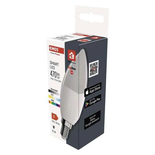 Chytrá LED žárovka GoSmart svíčka