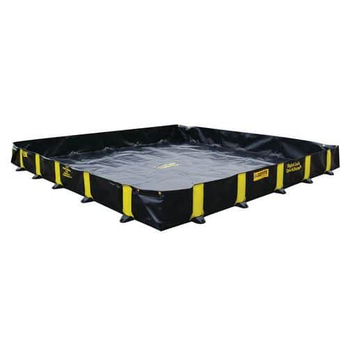 Velkoobjemová záchytná vana Justrite RIGID-LOCK QUICKBERM®