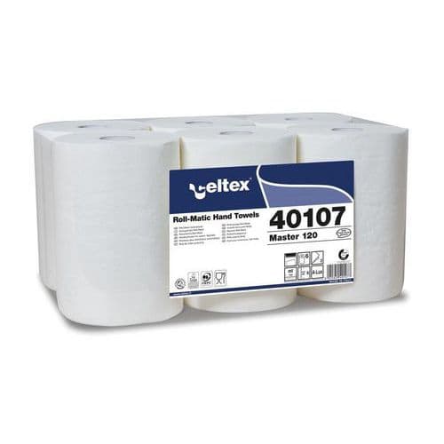 Papírové ručníky v Matic roli Celtex Master 120 bílé