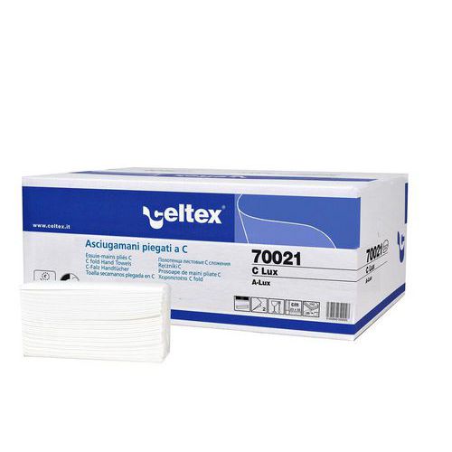Papírové ručníky skládané Celtex C-LUX 2vrstvy
