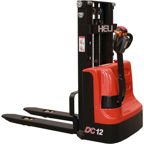 Vysokozdvižný vozík HELI CDD1220J s elektrickým pojezdem a zdvihem