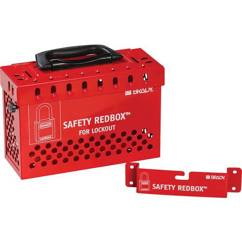 Skupinový uzamykatelný box Brady Redbox Group