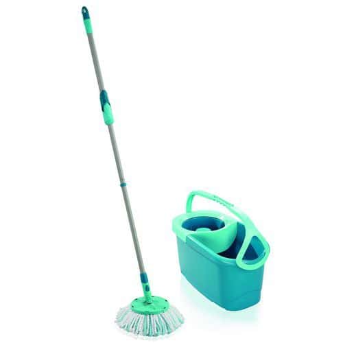 Set Clean Twist Disc Mop Ergo Sada inovovaného třásňového rotačního mopu CLEAN TWIST DISC a vědra značky Leifheit
