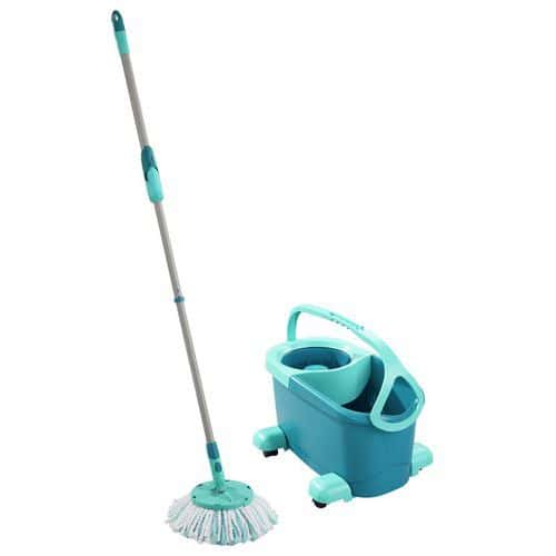 Set Clean Twist Disc Mop Mobile Ergo Sada inovovaného třásňového rotačního mopu CLEAN TWIST DISC a vědra značky Leifheit