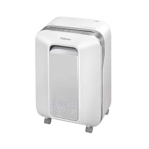 Skartovačka Fellowes LX 201 Kancelářský skartovací stroj s moderním designem a kolečky pro snadnou manipulaci.<br />Vstupní šířka 230 mm.<br />Skartuje mikrořezem o velikosti 2 x 12 mm. Kapacita 12 listů papíru 70 g/m2.<br />Vysouvací koš s průhledným okénkem pro snadný přehled o zaplnění.<br />Lze skartovat kancelářské sponky i platební karty.<br />Stupeň utajení dle DIN 66399 - P5.