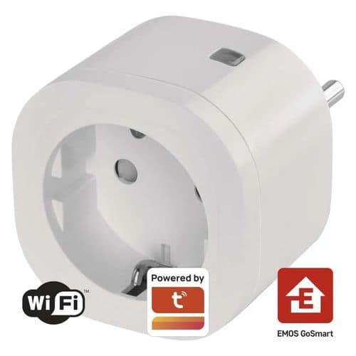 WiFi zásuvka GoSmart IP-3002S Wifi zásuvka s časovačem je ideální pro nastavení zapnutí a vypnutí jakýchkoliv elektrických spotřebičů.<br />Produkt SCHUKO není určený pro použití v ČR
