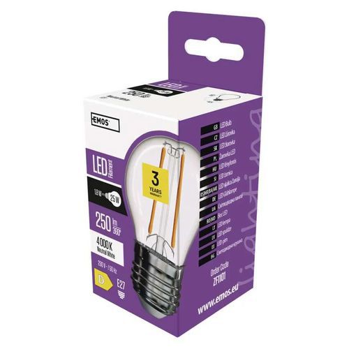 LED žárovka Filament Mini Globe