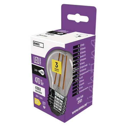 LED žárovka Filament Mini Globe