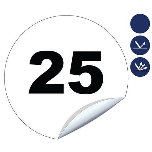 Kruhová značka Novap omezení rychlosti "25"