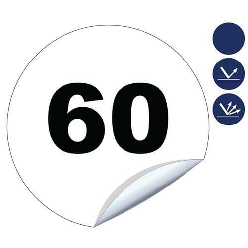Kruhová značka Novap omezení rychlosti "60"
