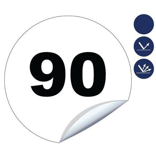 Kruhová značka Novap omezení rychlosti "90" - 200 mm
