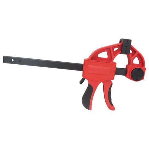 TOPTRADE svěrka quick grip 750 mm K rychlému sevření dvou a více materiálů