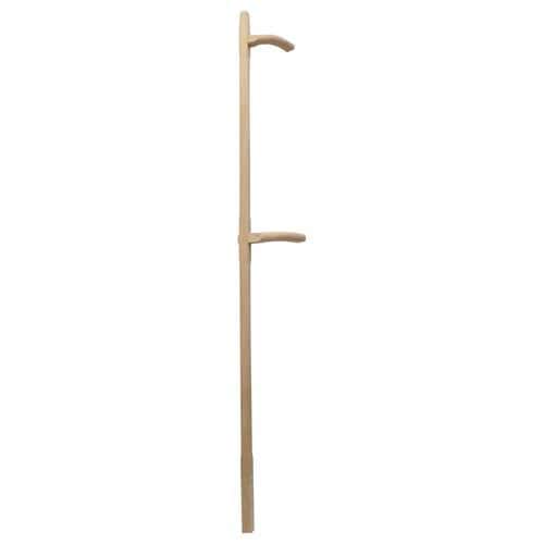 TOPTRADE kosisko dvouručkové Dřevěná broušená násada na kosu<br />Délka 160 cm