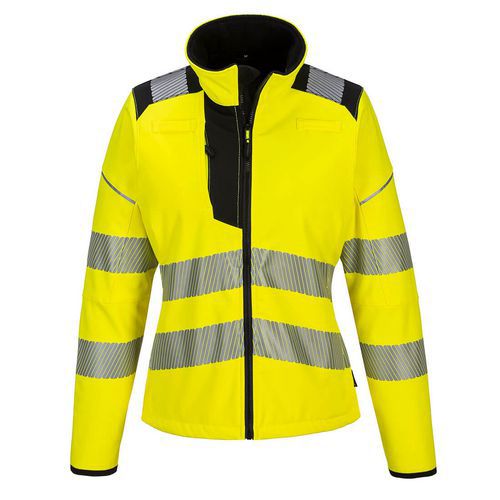 Dámská softshellová bunda PW3 Hi-Vis