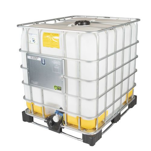 IBC nádrž na hořlaviny Elektrostaticky zajištěný plastový IBC kontejner vhodný pro přepravu nebezpečných látek dle ADR a zároveň pro skladování hořlavin s bodem vzplanutí pod 55 °C v zóně 1 a 2. Vyztužená pevná ocelová konstrukce zajišťuje odvod elektrostatického náboje. Kulový výpustní ventil zajišťující odvod elektrostatického náboje a umožňující přesné plnění. UN certifikát dle předpisů ADR.<br />materiál: vnitřní nádrž: vysokomolekulární polyetylen vysoké hustoty