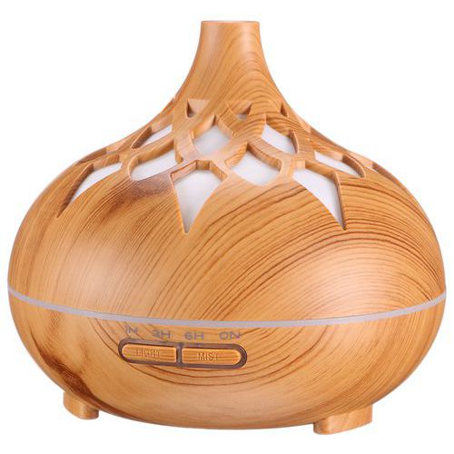 Aroma difuzer Palm světlé dřevo 500ml SIXTOL Nádherně provoní své okolí<br />Stylový interiérový doplněk<br />Přemění vodu na vodní páru pomocí ultrazvuku