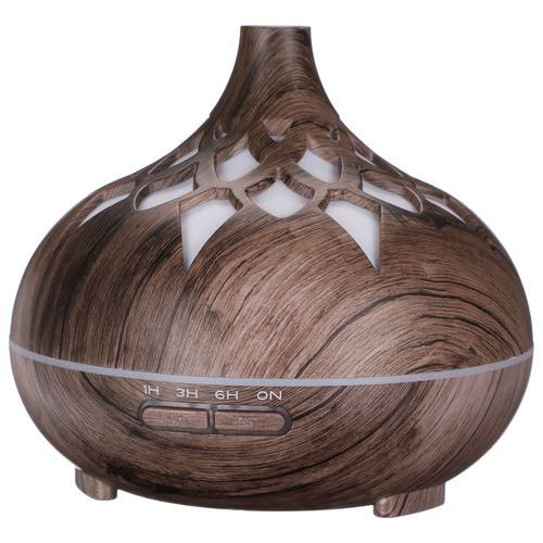 Aroma difuzer Palm šedé dřevo 500ml SIXTOL Nádherně provoní své okolí<br />Stylový interiérový doplněk<br />Přemění vodu na vodní páru pomocí ultrazvuku