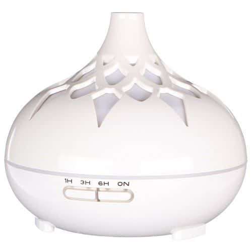 Aroma difuzer Palm bílý lesk 500ml SIXTOL Nádherně provoní své okolí<br />Stylový interiérový doplněk<br />Přemění vodu na vodní páru pomocí ultrazvuku