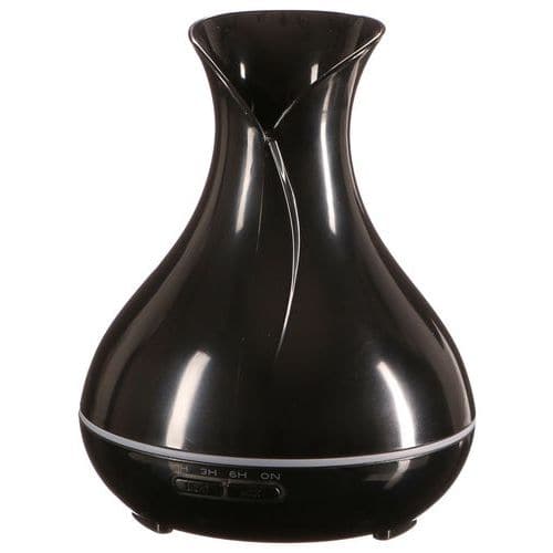 Aroma difuzer Vulcan černý lesk 350ml SIXTOL Nádherně provoní své okolí<br />Stylový interiérový doplněk<br />Přemění vodu na vodní páru pomocí ultrazvuku