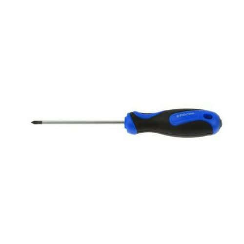 Křížový šroubovák ph 0 x 75mm GEKO Vyrobeno ze silné chrom vanadiové oceli<br />Magnetická špička<br />Rukojeť s praktickým otvorem k zavěšení<br />Rukojeť s měkkým úchopem ze dvou materiálů (plast + guma)