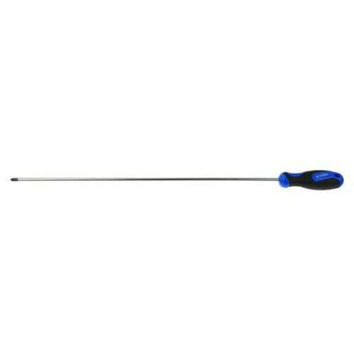 Křížový šroubovák ph 1 x 400mm GEKO Vyrobeno ze silné chrom vanadiové oceli<br />Magnetická špička<br />Rukojeť s praktickým otvorem k zavěšení<br />Rukojeť s měkkým úchopem ze dvou materiálů (plast + guma)