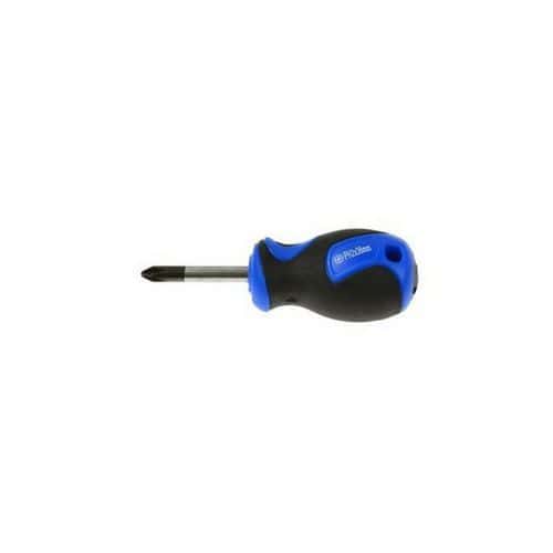 Křížový šroubovák ph 2 x 38mm GEKO Vyrobeno ze silné chrom vanadiové oceli<br />Magnetická špička<br />Rukojeť s praktickým otvorem k zavěšení<br />Rukojeť s měkkým úchopem ze dvou materiálů (plast + guma)