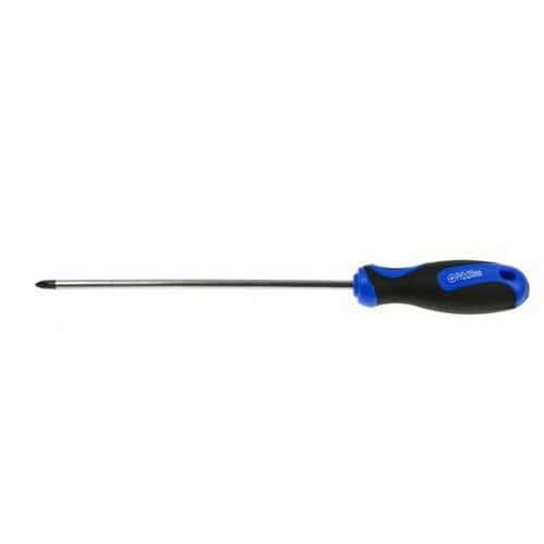 Křížový šroubovák ph 2 x 200mm GEKO Vyrobeno ze silné chrom vanadiové oceli<br />Magnetická špička<br />Rukojeť s praktickým otvorem k zavěšení<br />Rukojeť s měkkým úchopem ze dvou materiálů (plast + guma)